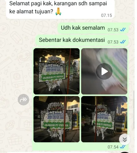 Pengiriman Papan Bunga Selamat Cipadu Jaya