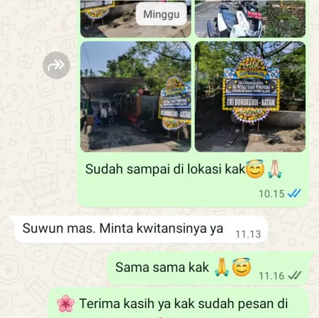 Pengiriman Papan Bunga Duka Cipadu Jaya