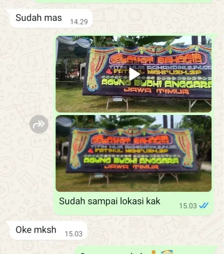 Pengiriman Papan Bunga Cipadu Jaya