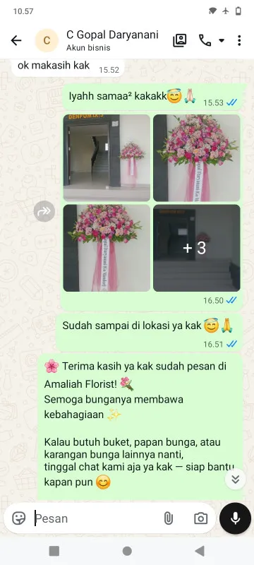 Pengiriman Karangan Bunga Cipadu Jaya